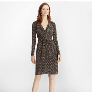Brooks brothers faux wrap Jersey floral dress NWT